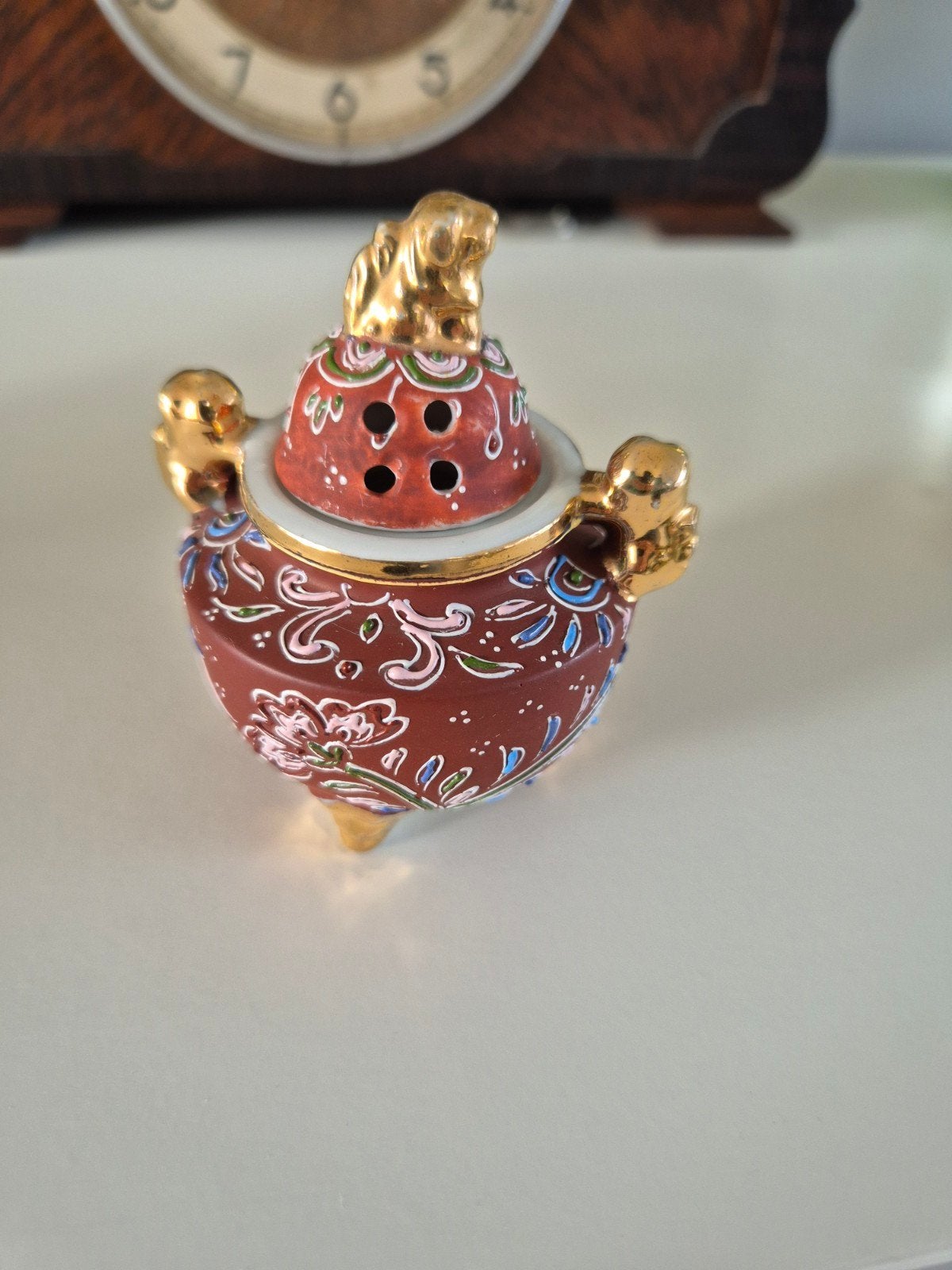 japans wierook (koro) satsuma stijl 9 cm hoog, Antiek en Kunst, Ophalen