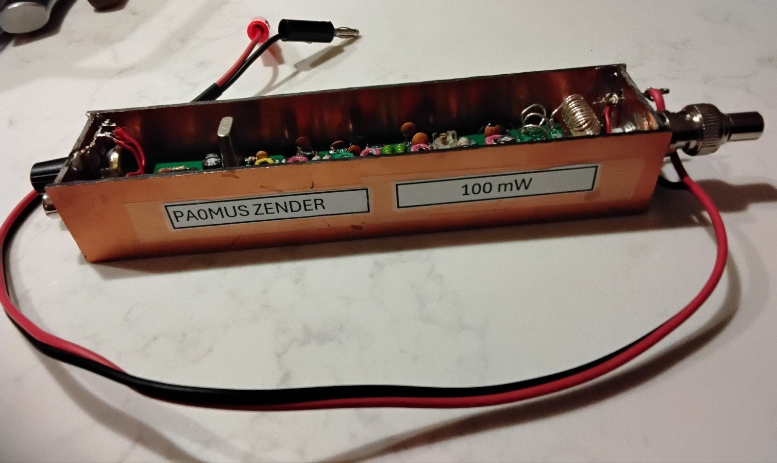PA0MUS Zender 100 mW - 2 meter band, Ophalen of Verzenden, Gebruikt, Zender