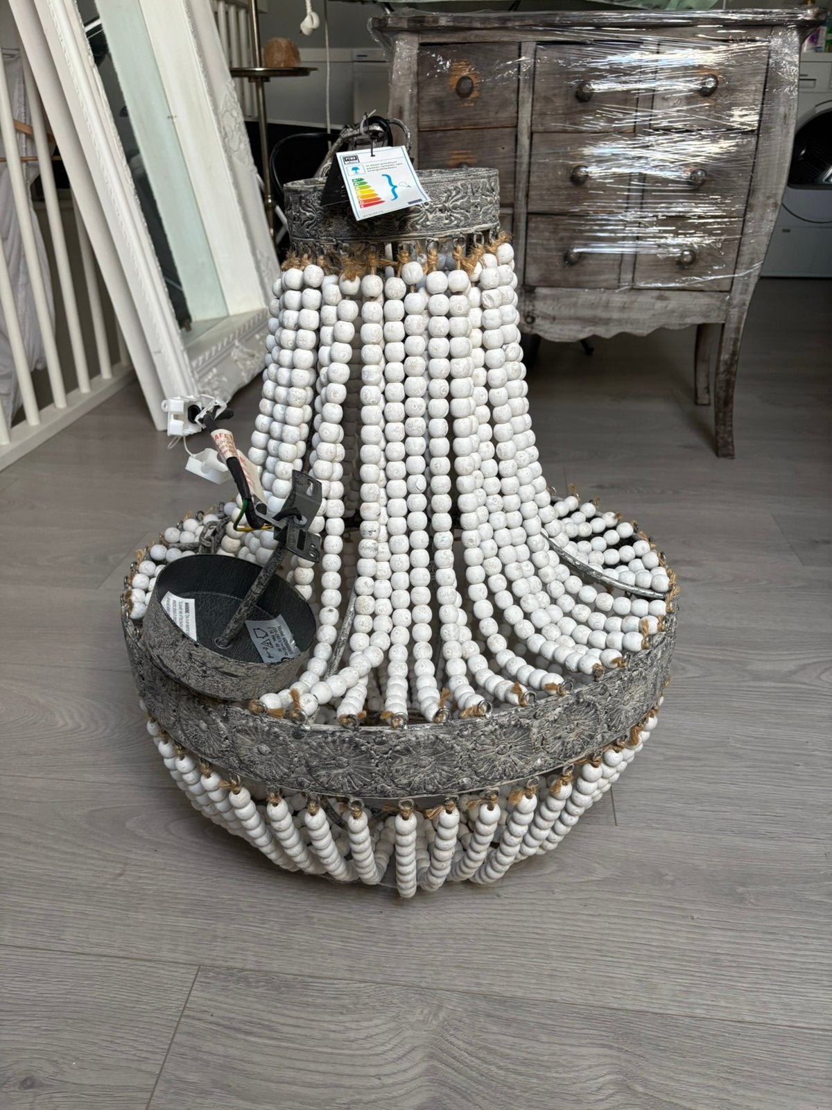 Kroonluchter lamp kralen Troubadour, Ophalen of Verzenden, Zo goed als nieuw