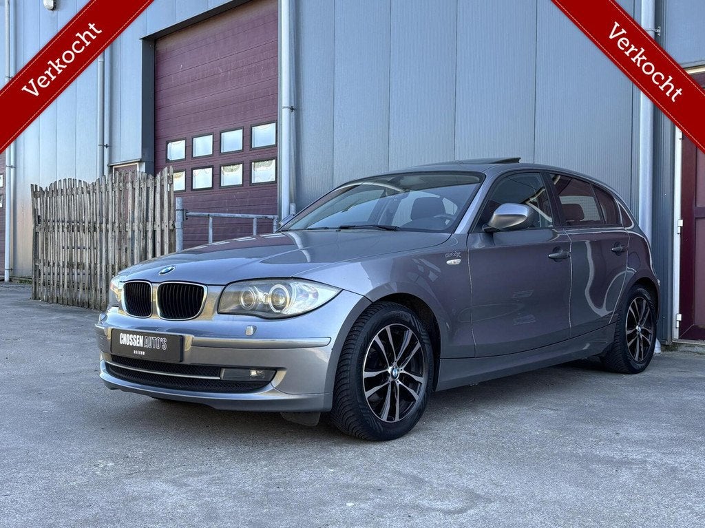 BMW 1-serie 116i EfficientDynamics Edition,Xenon,Navi,Dakje!, 1-Serie, Euro 5, Zwart, 4 stoelen