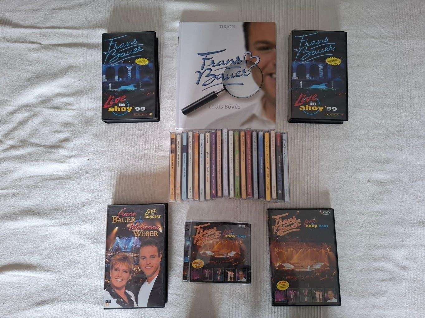 'Frans Bauer met dvd, cd , Boek en video's  Alles Origineel, Ophalen of Verzenden, Zo goed als nieuw, Overige typen