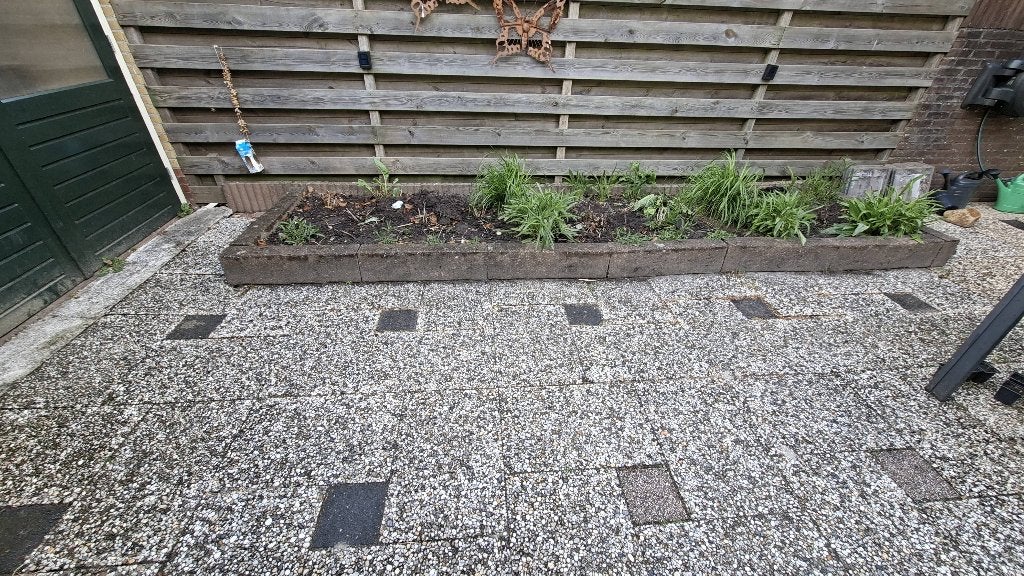 Gratis grind tegels MOETEN SNEL WEG, Tuin en Terras, Ophalen, Gebruikt, Grind, Terrastegels