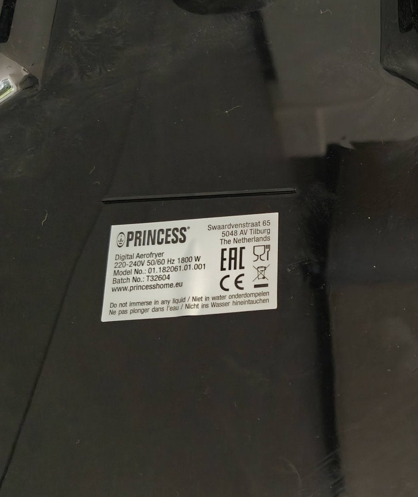 Princess Airfryer XXL 6,5L, Witgoed en Apparatuur, Ophalen, Gebruikt, Airfryer XXL, 1500 gram of meer