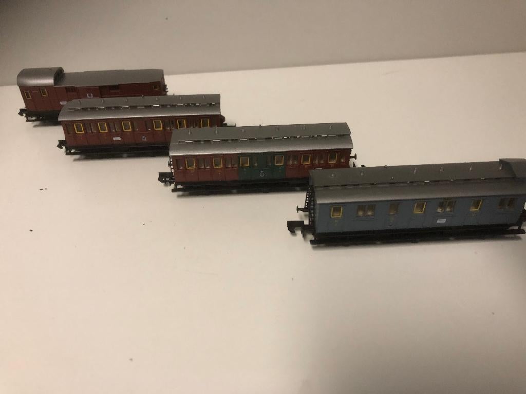 Arnold 3041-44 KPEV rijtuigen zgan ovp, Arnold, Gelijkstroom, Wagon, Ophalen of Verzenden