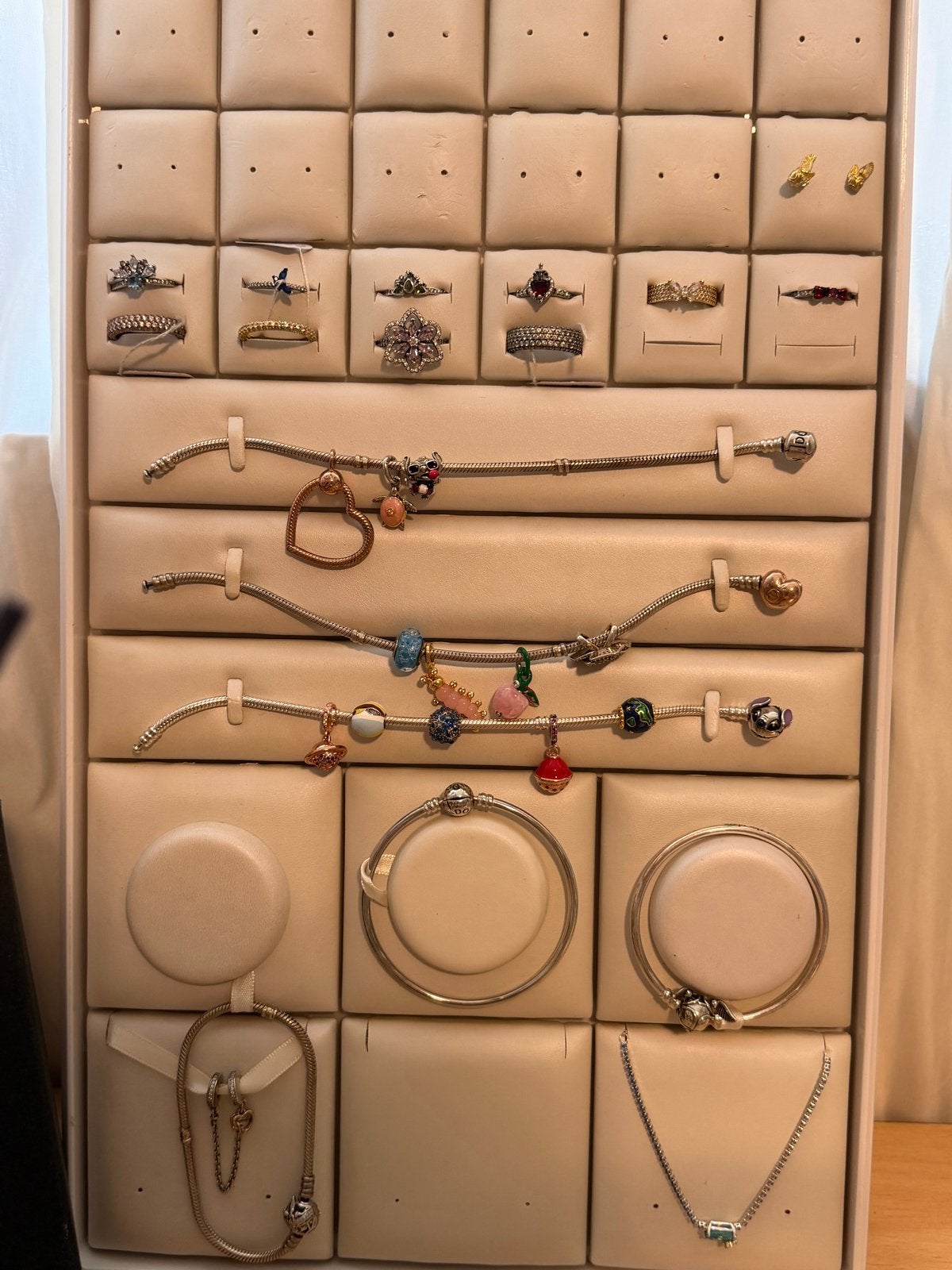 Diverse Pandora bedels, armbanden en ringen - Harry Potter,, Pandora, Ophalen of Verzenden, Zo goed als nieuw, 4 bedels of meer