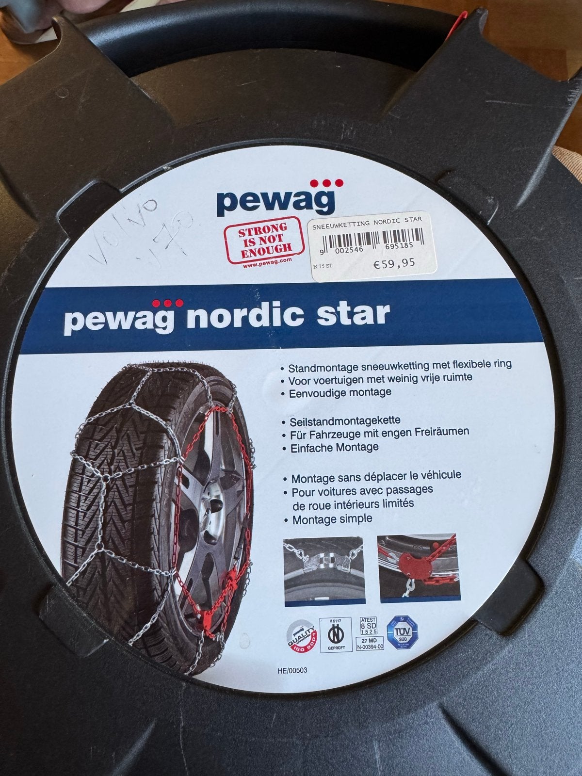 Pewag Nordic Star N75 ST (9mm) - Nieuw in verpakking, Ophalen, Nieuw