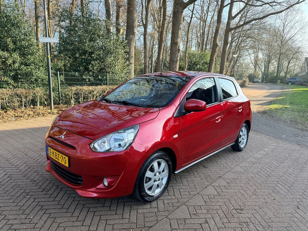 Mitsubishi Space Star 1.0 Intense Mooie uitvoerig NAP, Auto's, Voorwielaandrijving, Euro 5, Gebruikt, Start-stop-systeem