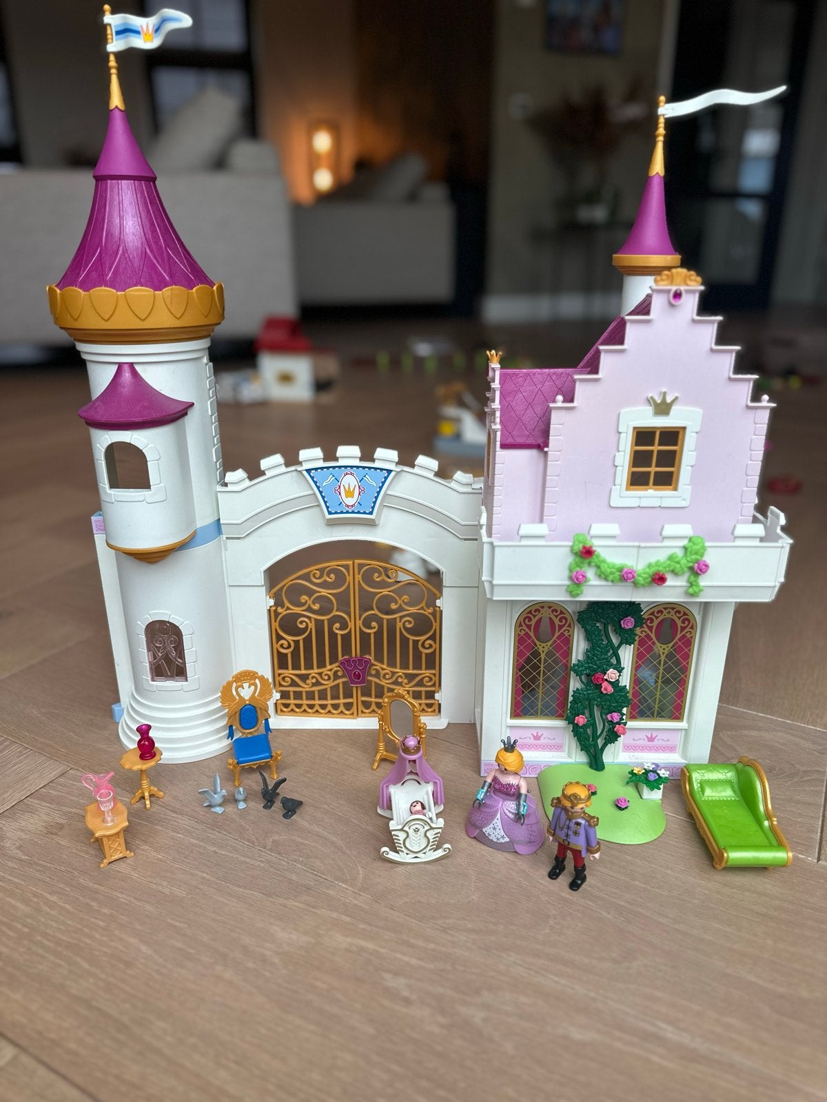 Playmobil 6849 Prinsessenkasteel met accessoires, Ophalen of Verzenden, Gebruikt, Overige typen