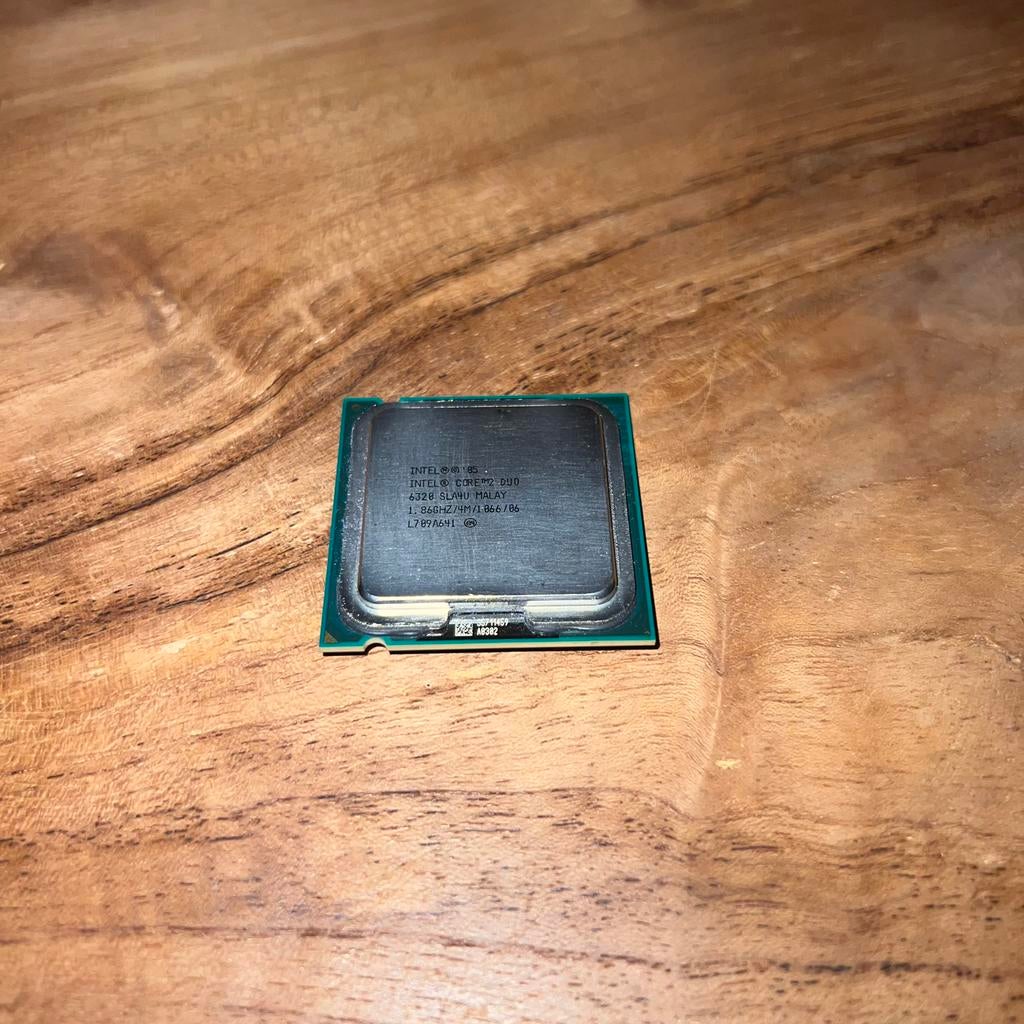 Intel Core 2 Duo E6320 @1,86GHz ( LGA 775 ), Computers en Software, Processors, Ophalen of Verzenden, Gebruikt, 2-core, Minder dan 2 Ghz