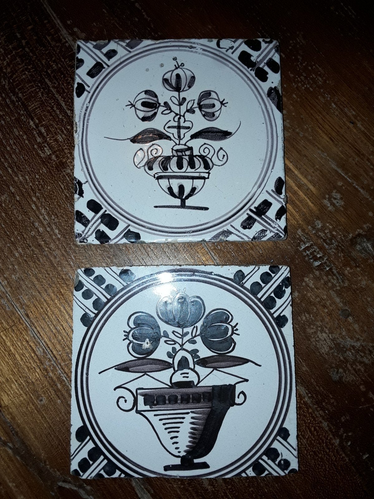 2 antieke tegels, Ophalen of Verzenden