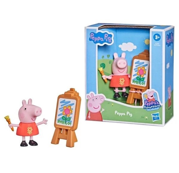 Peppa Pig's Adventures Peppa's Schilderkunst Speelset, Ophalen of Verzenden, Nieuw