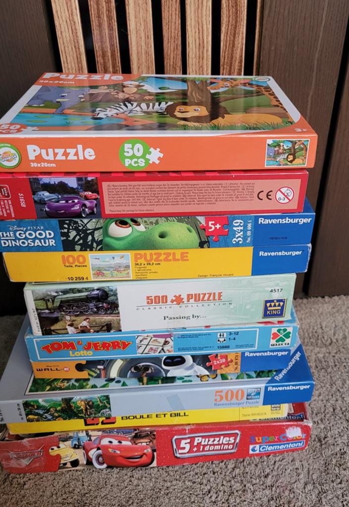 Diverse puzzels en spellen voor kinderen, Ophalen of Verzenden, Gebruikt, Overige merken