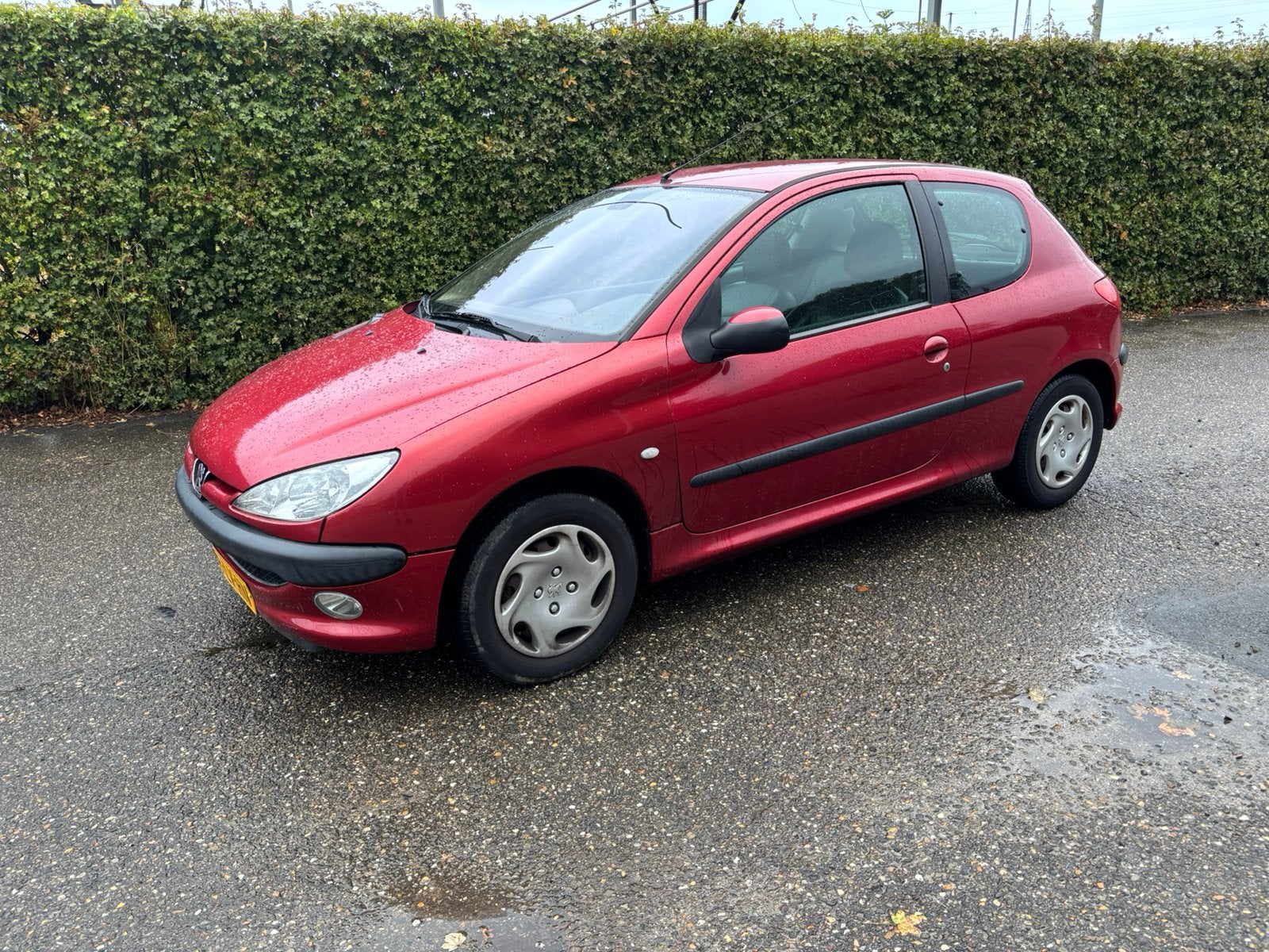 Peugeot 206 1.6 16V XT 3D AUT 2003 Rood, 1025 kg, 40 €/maand, 4 cilinders, 560 kg