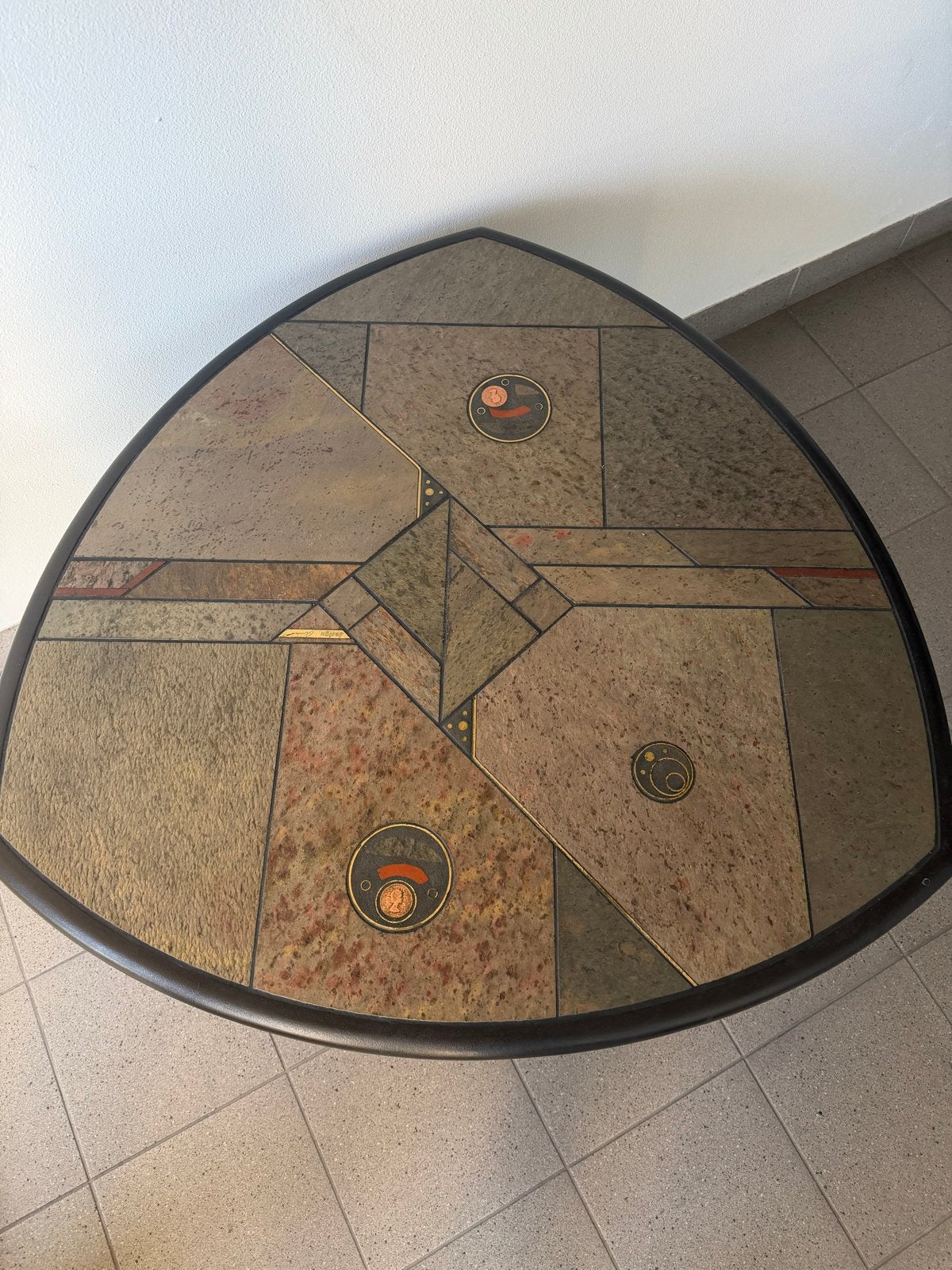Paul Kingma iconisch ontworpen salontafel, Huis en Inrichting, Tafels | Salontafels, Ophalen, Gebruikt, 100 tot 150 cm, 50 tot 100 cm