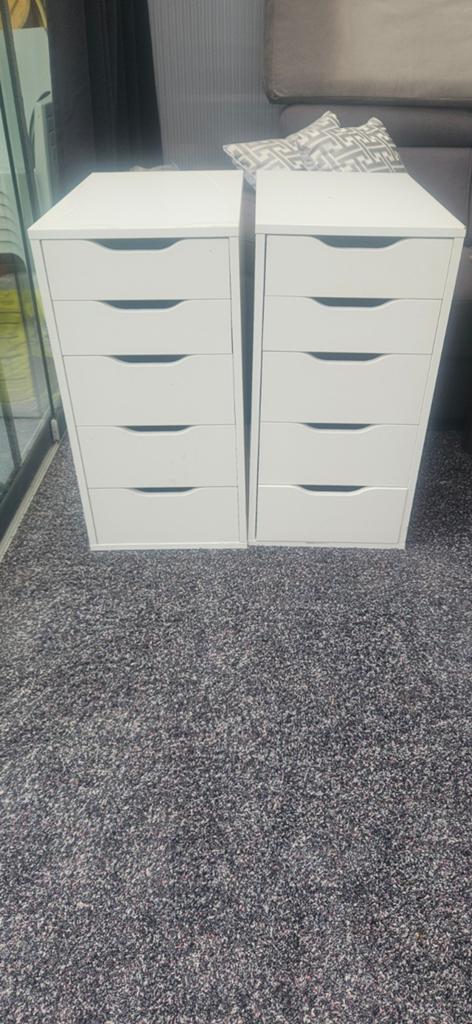 Ikea ladekasten alex, Huis en Inrichting, Kasten | Ladekasten, Ophalen, Minder dan 50 cm, 5 laden of meer, Minder dan 100 cm