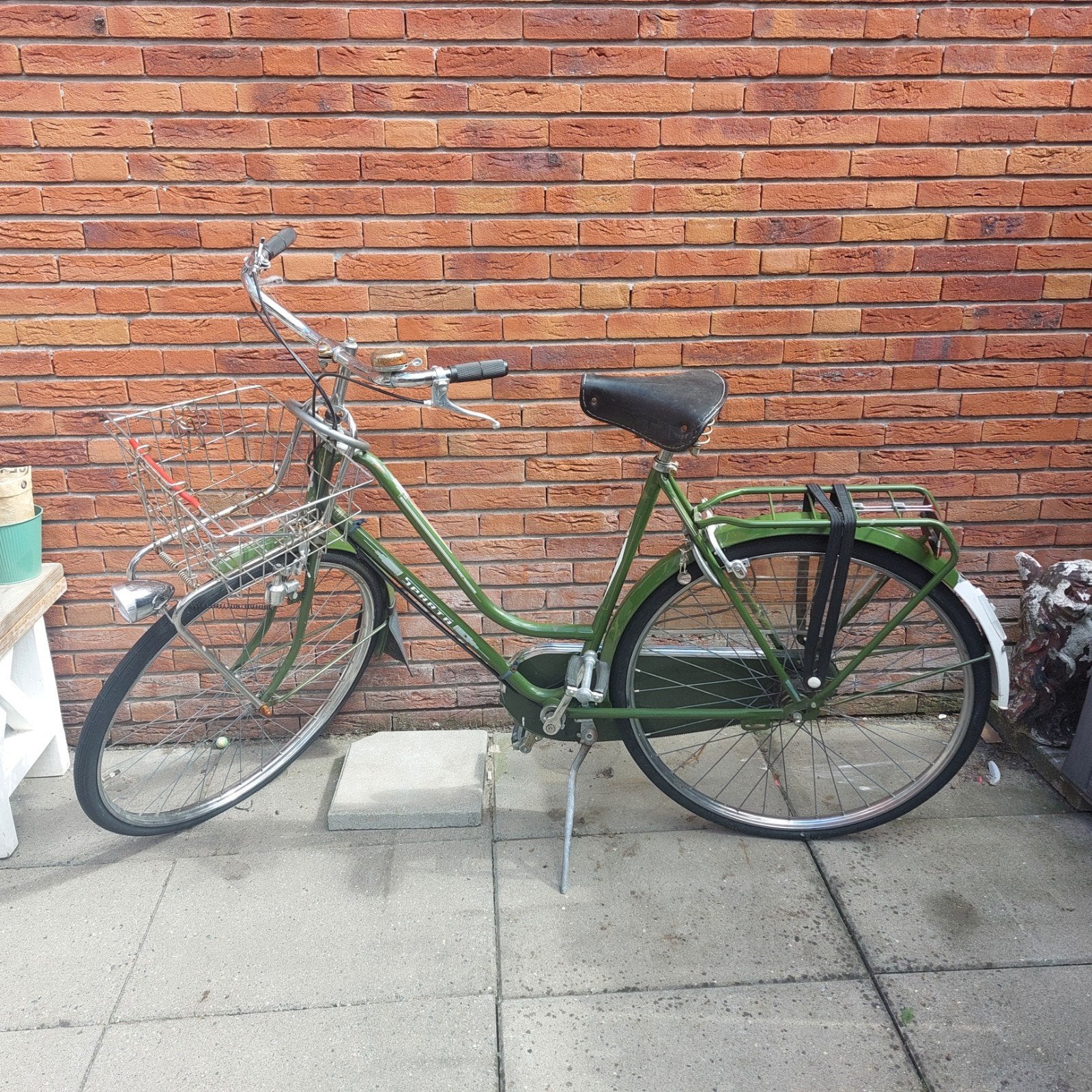 Sparta damesfiets jaren 70 - Groen - Gebruikt, 53 tot 56 cm, Ophalen, Gebruikt, Sparta