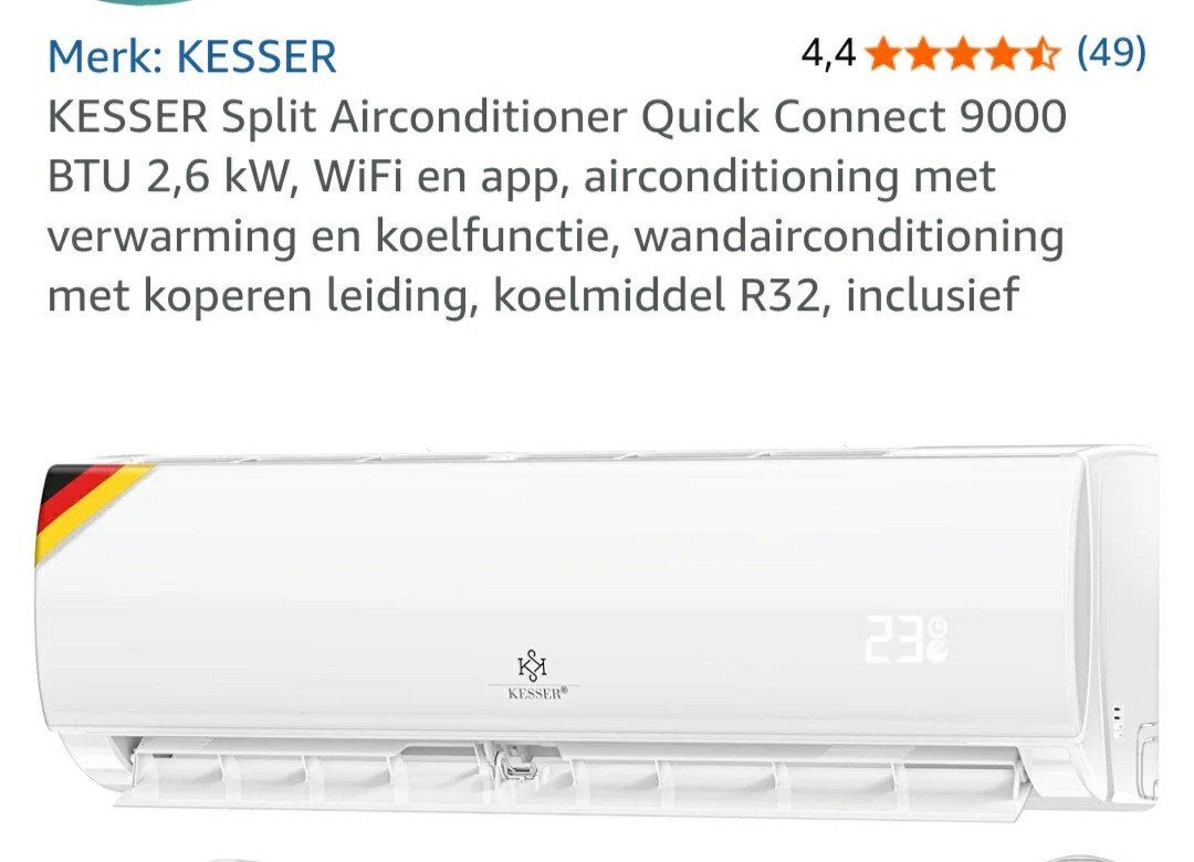 airco binnen units besser, Witgoed en Apparatuur, Ophalen, Nieuw