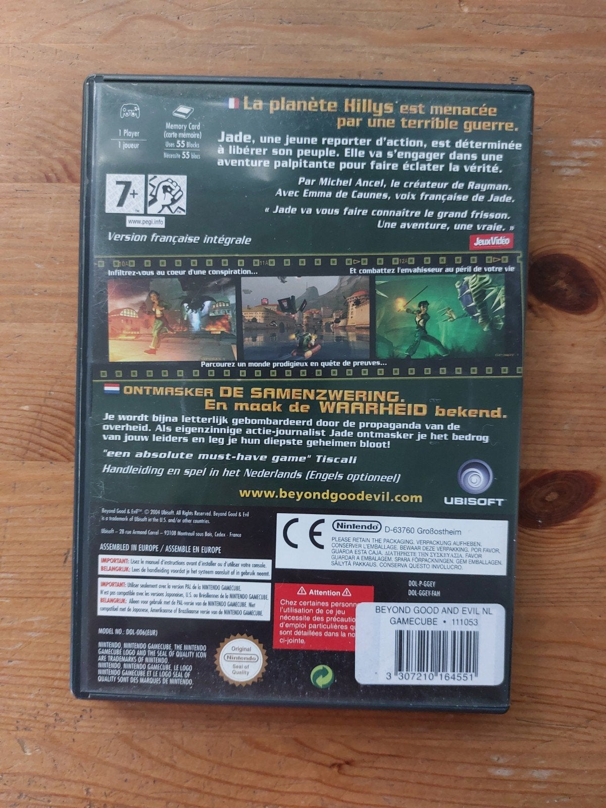 Gamecube spel beyond good & evil, 1 speler, Ophalen of Verzenden, Avontuur en Actie, Vanaf 3 jaar
