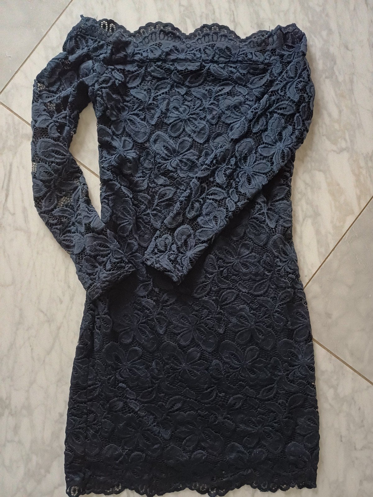 Claudia Sträter Off Shoulder jurk maat 36, Kleding | Dames, Blauw, Ophalen of Verzenden, Zo goed als nieuw, Claudia Sträter
