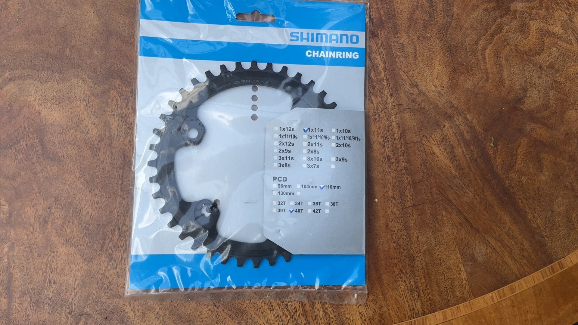 Voortandwiel Shimano grx 600 1x11 40 tanden, Overige typen, Ophalen of Verzenden, Gravelbike, Nieuw