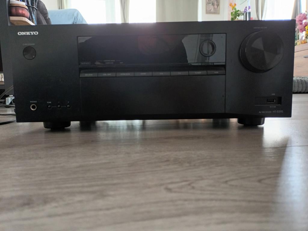 Onkyo AV Receiver HT-R395 met Denon platenspeler, Audio, Tv en Foto, Versterkers en Receivers, Ophalen, Gebruikt, 120 watt of meer