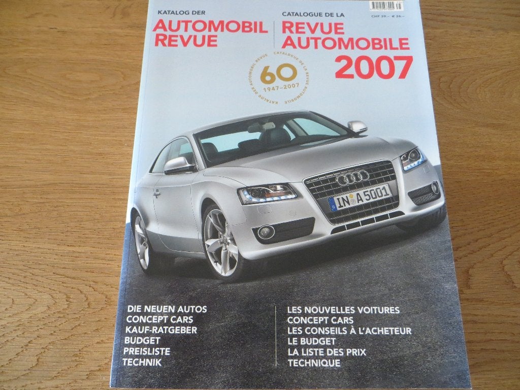 Revue Automobile / Automobil Revue 2007, Ophalen of Verzenden, Nieuw, Algemeen