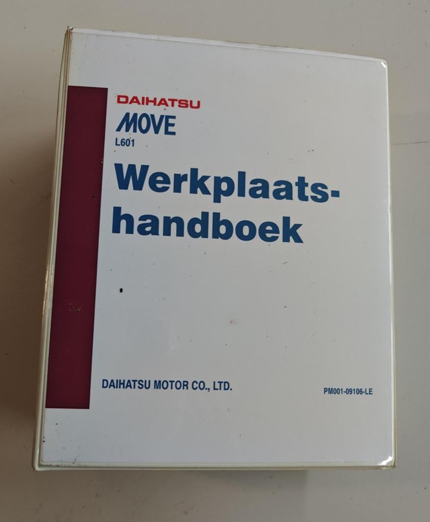 Daihatsu Move L601 Werkplaatshandboek, Auto diversen, Ophalen
