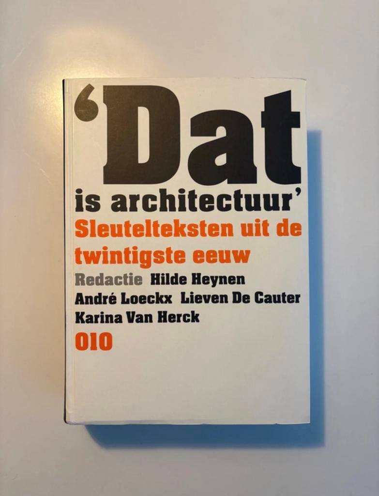 Dat is architectuur, Boeken, Verzenden, Zo goed als nieuw, Architecten