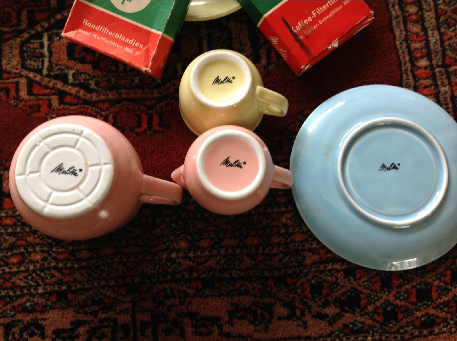 Vintage Melitta Kinder Servies Pastel Jaren '60, Verzenden