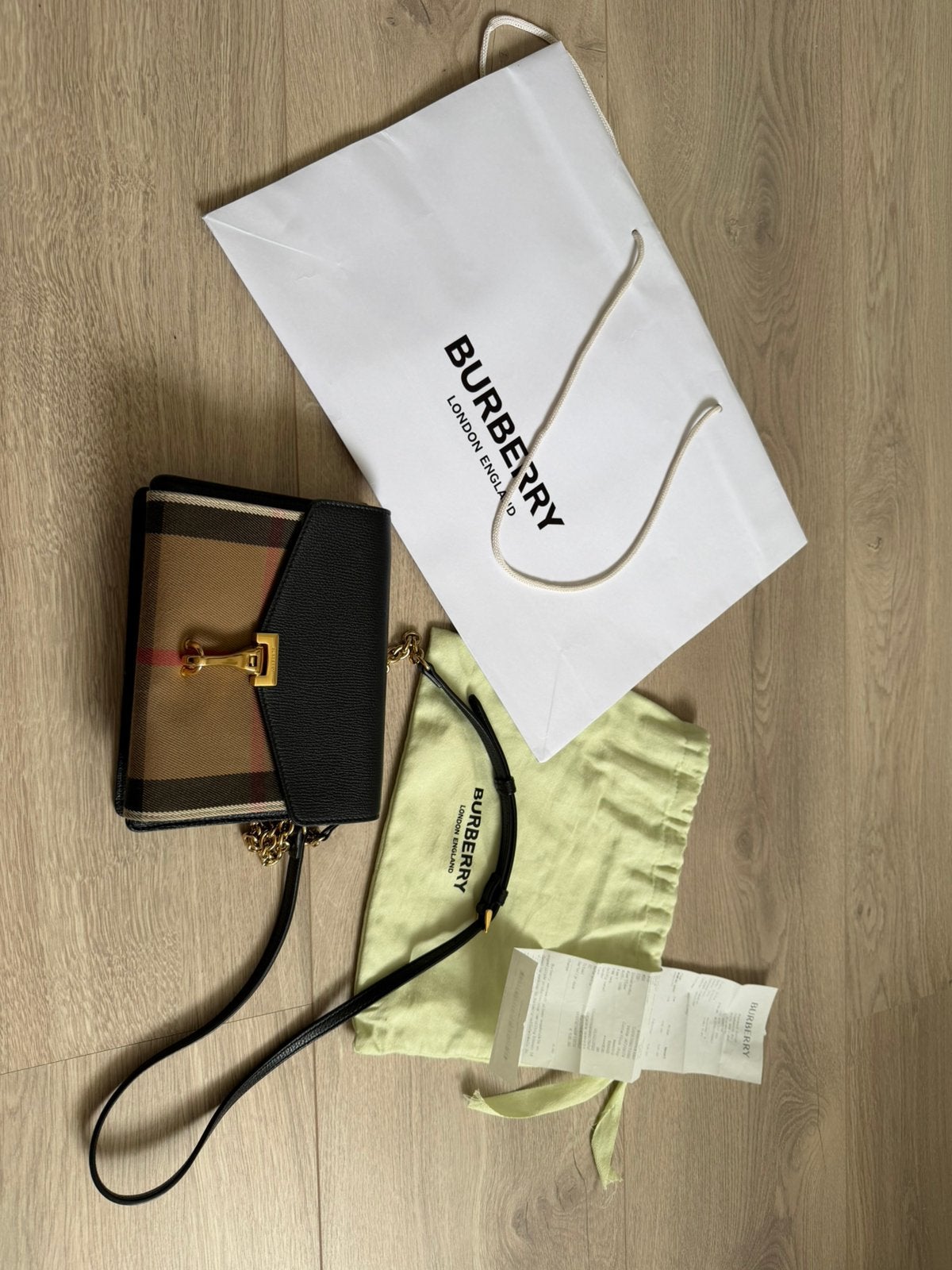 Originele Burberry tas, Ophalen of Verzenden, Zo goed als nieuw, Zwart, Schoudertasje