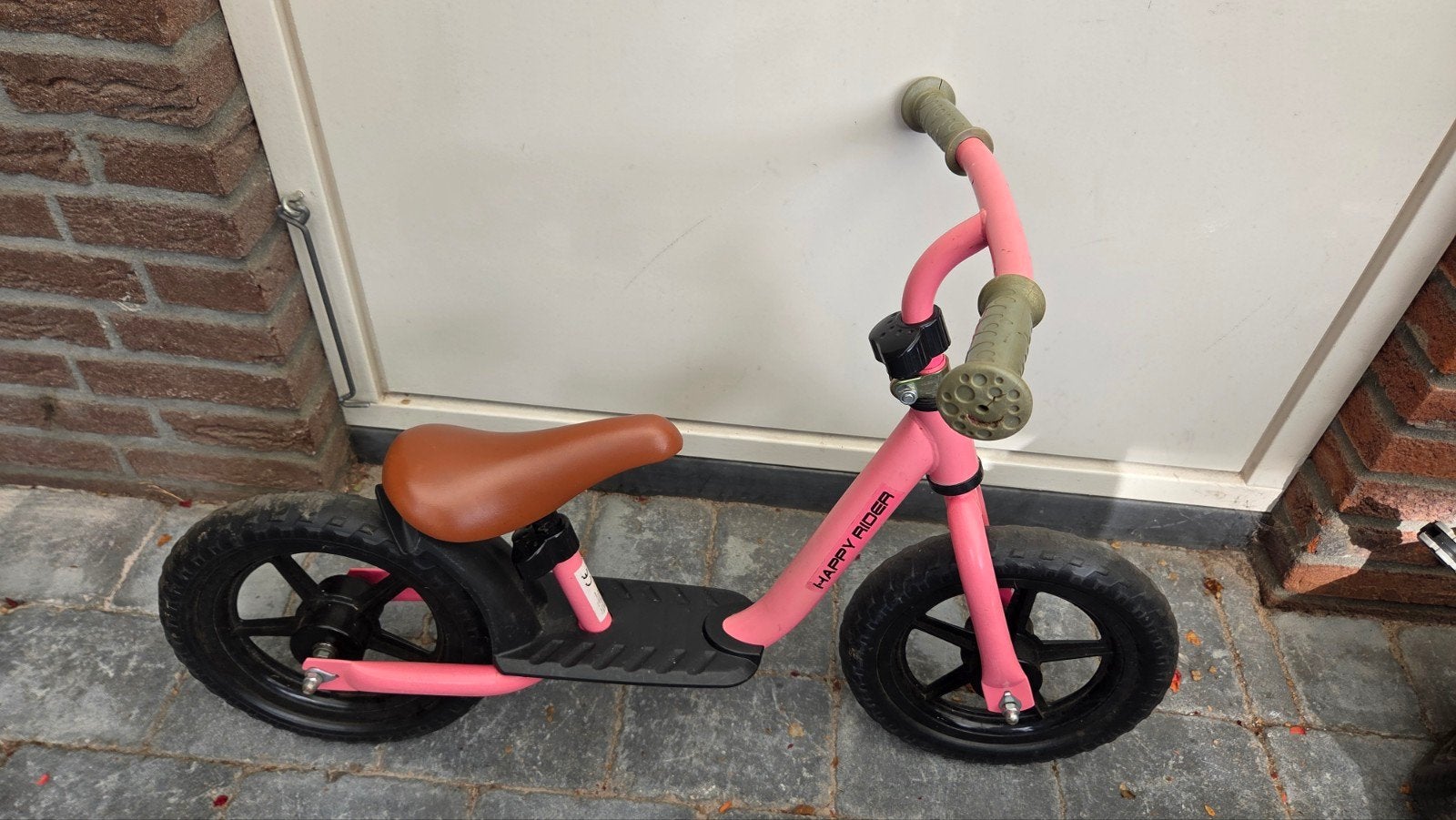Happy Rider loopfiets - Roze, Ophalen, Gebruikt, Loopfiets