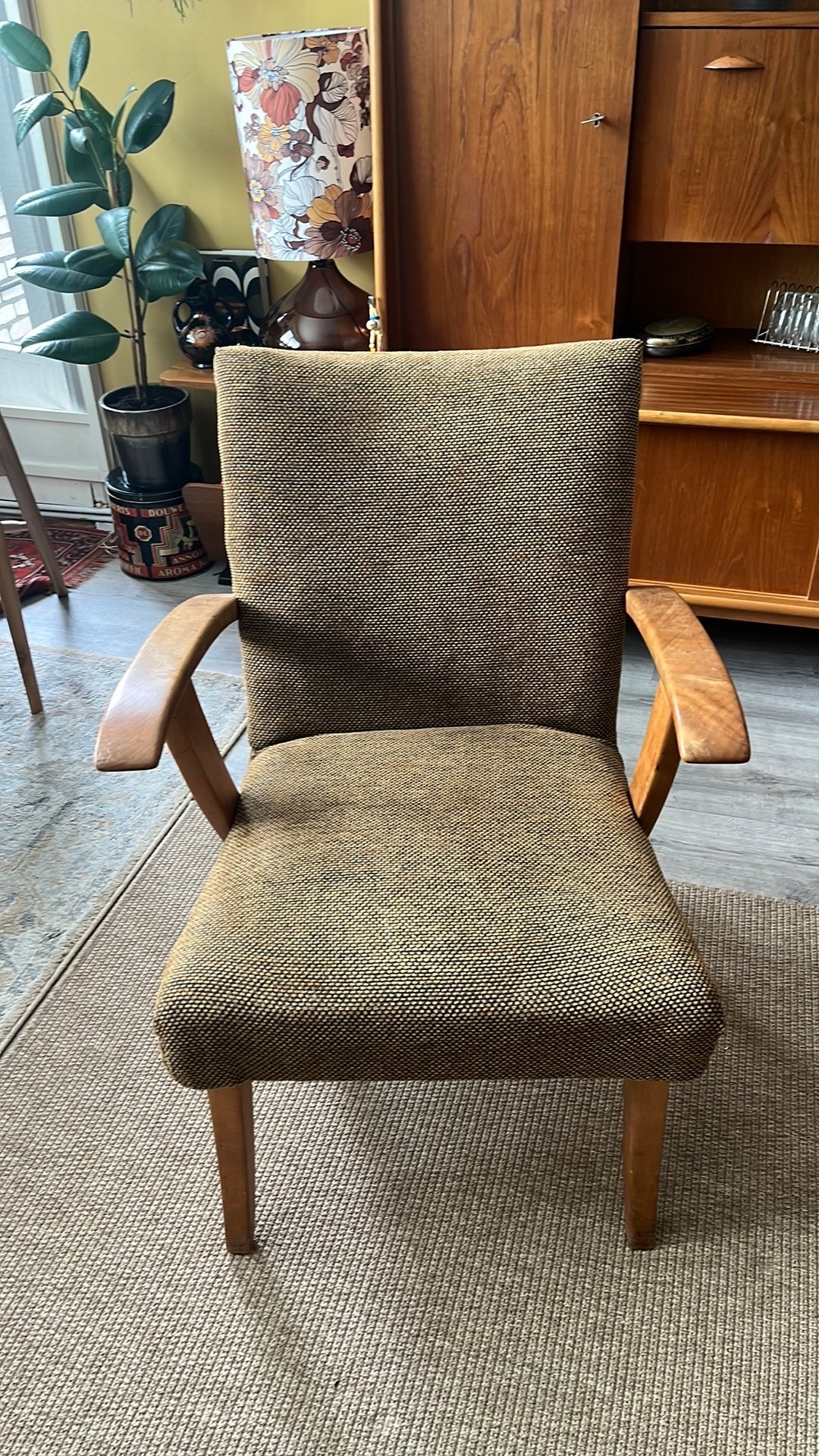 Leuk fauteuiltje., Ophalen, Hout, Gebruikt, Minder dan 75 cm