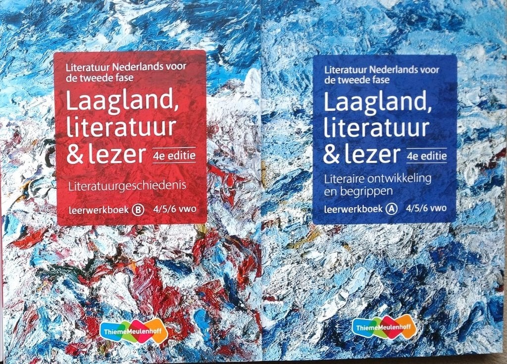LAAGLAND, literatuur & lezer NL 4/5/6 VWO LeerWerkboeken SET, Boeken, VWO, ThiemeMeulenhoff, Ophalen of Verzenden, Zo goed als nieuw