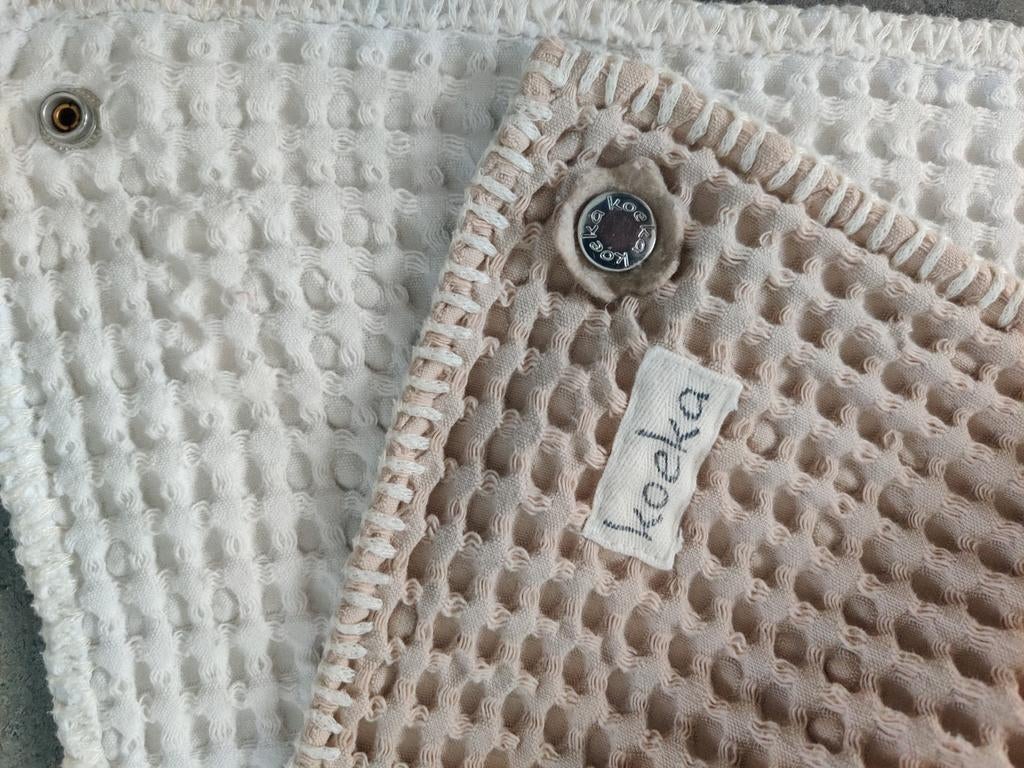Koeka ledikant deken tweekleurig, enkel of dubbel bruikbaar., Kinderen en Baby's, Dekens, Slaapzakjes en Inbakerproducten, Ophalen of Verzenden