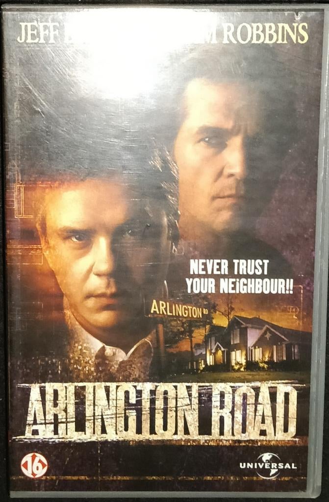 Arlington Road vhs, Vanaf 16 jaar, Ophalen of Verzenden, Zo goed als nieuw, Horror