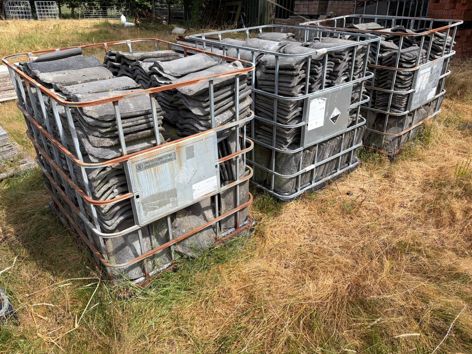 Oude holle pannen, Tuin en Terras, Haardhout, 3 tot 6 m³, Ophalen