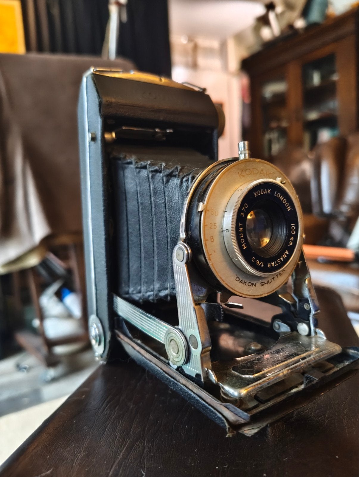 Vintage Kodak London Anastar F/6.3 Vouwcamera, Ophalen of Verzenden