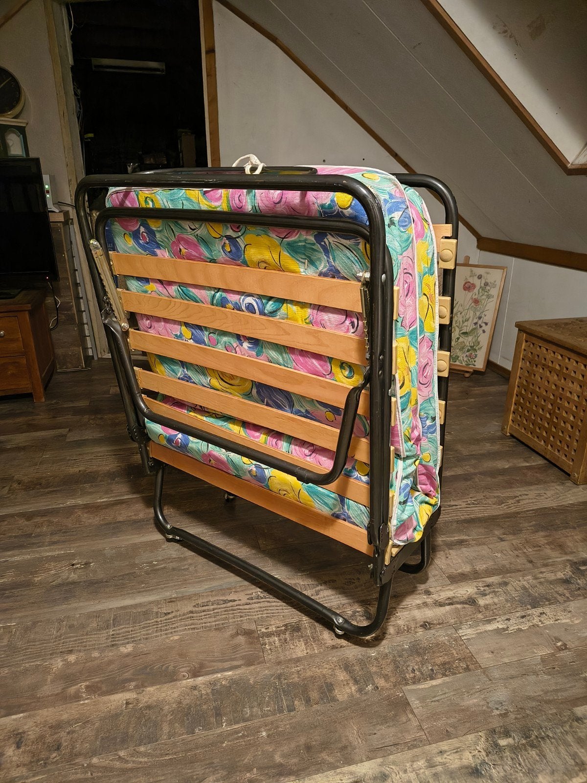 1 persoons opklapbed, vouwbed, logeerbed 80x185cm, Huis en Inrichting, Slaapkamer | Bedden, Ophalen, Eenpersoons, 190 cm of minder