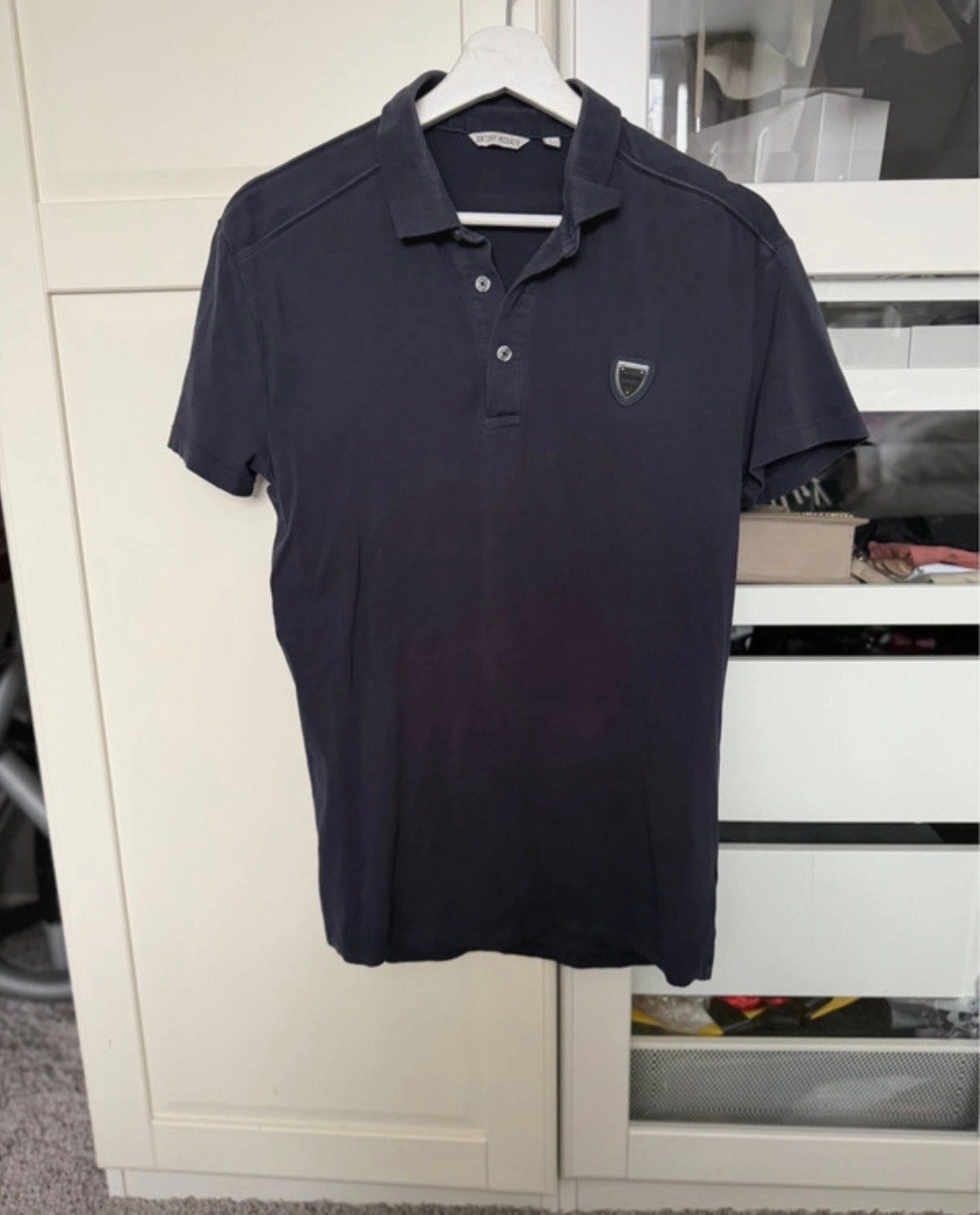 Antony Morato Polo Shirt Maat L, Ophalen of Verzenden, Zo goed als nieuw, Maat 52/54 (L), Blauw