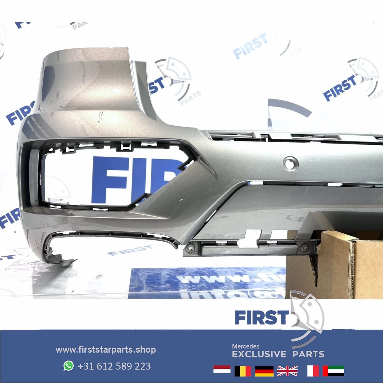 W166 ML63 AMG ACHTERBUMPER Mercedes ML Klasse 2011-2015 A166, Gebruikt, -, Ophalen of Verzenden, Achter