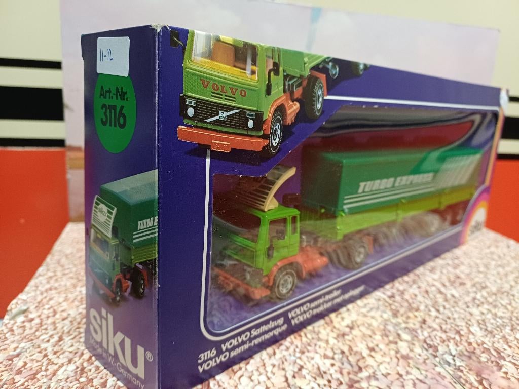 siku Volvo F7 Turbo Express, Ophalen of Verzenden, Zo goed als nieuw, Bus of Vrachtwagen, SIKU