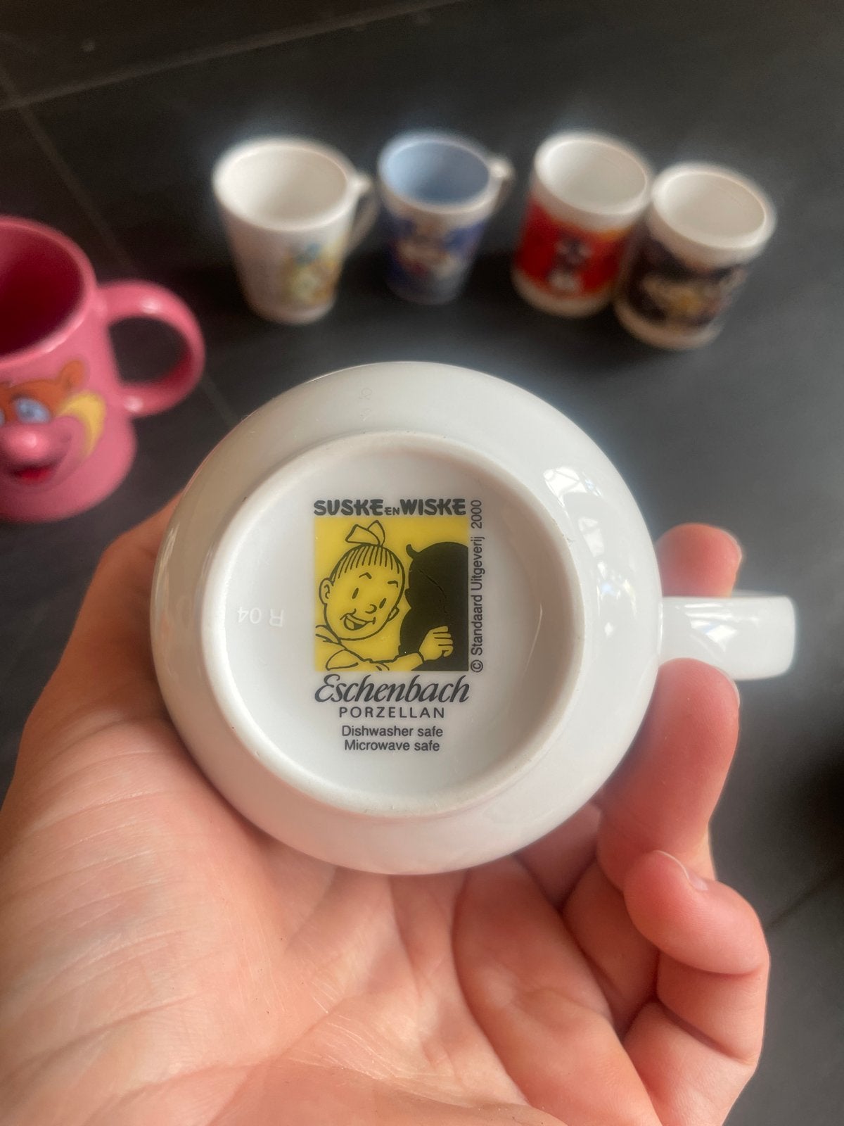 Diddle, sus en wiske bekers collectie, Ophalen, Gebruikt, Overige stijlen, Kop(pen) en/of Schotel(s)