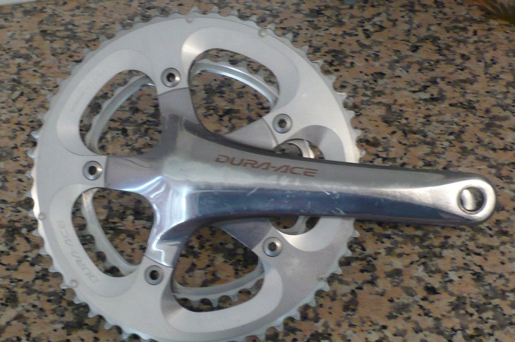 Crankstel SHIMANO - DURA - ACE 7800, Gebruikt, Aluminium, Shimano, Racefiets
