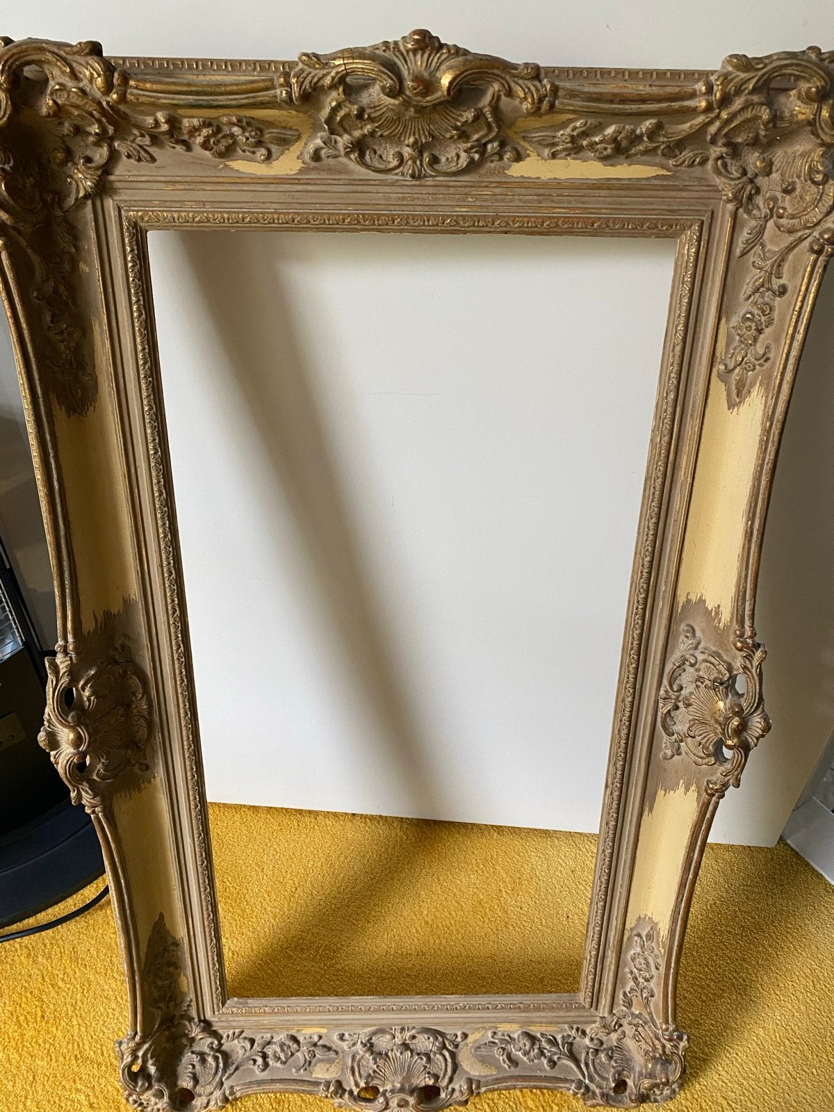 Antieke Gouden Schilderijlijst - Barok Stijl, Ophalen, Gebruikt, Schilderijlijst, Goud