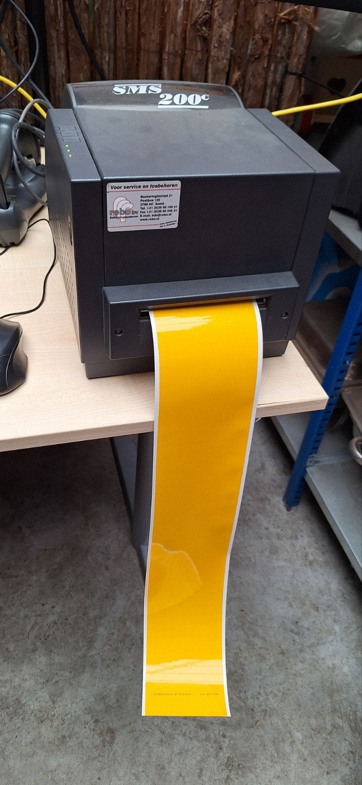 SMS 200C Thermische Labelprinter, Computers en Software, Printers, Gebruikt, Printer, Thermo-printer, Zwart-en-wit printen, Ophalen of Verzenden