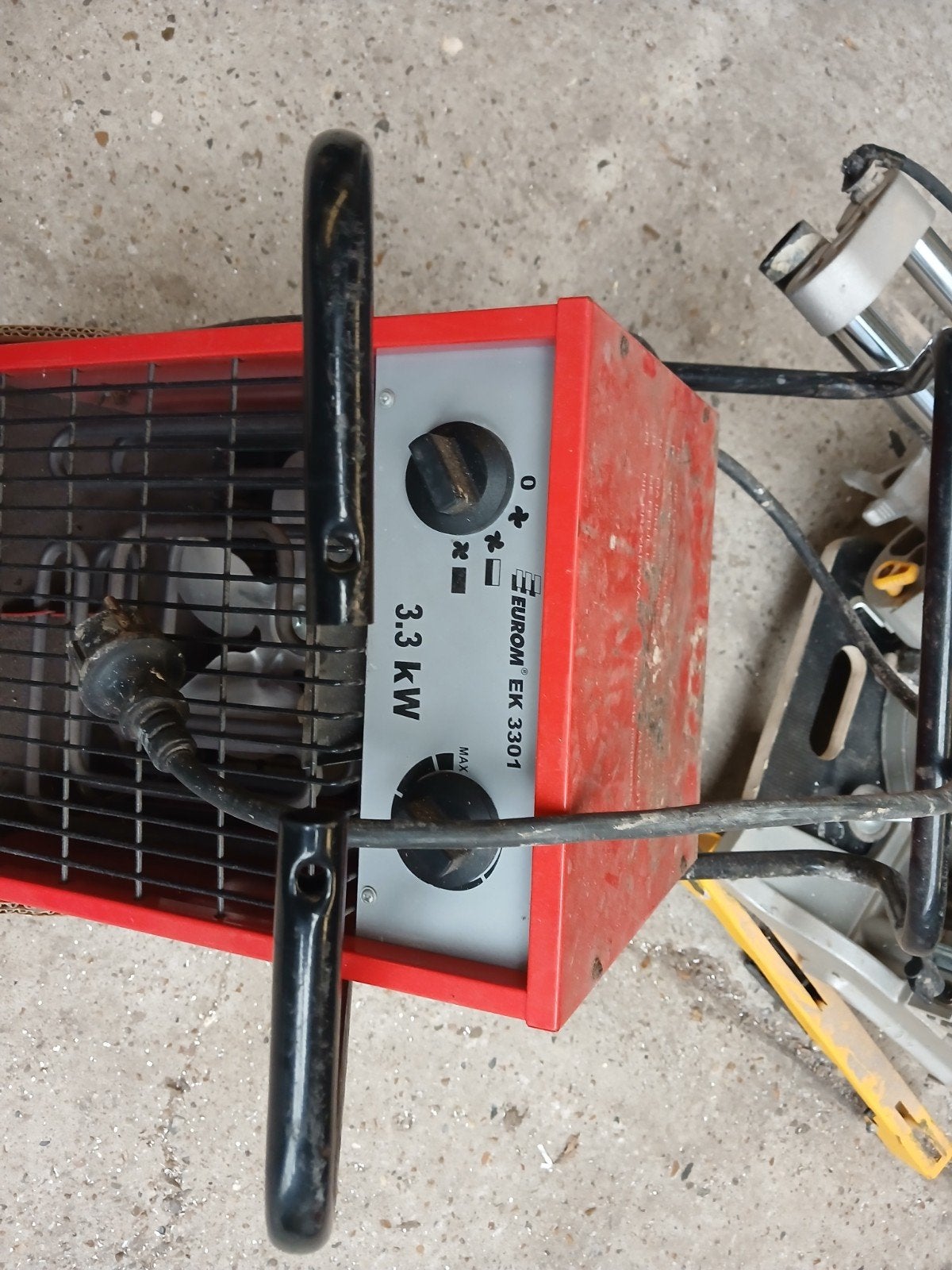 kachel heater ventilator voor werkplaats. eurom ek 3301., Ophalen, Minder dan 60 cm, Kachel, 30 tot 80 cm