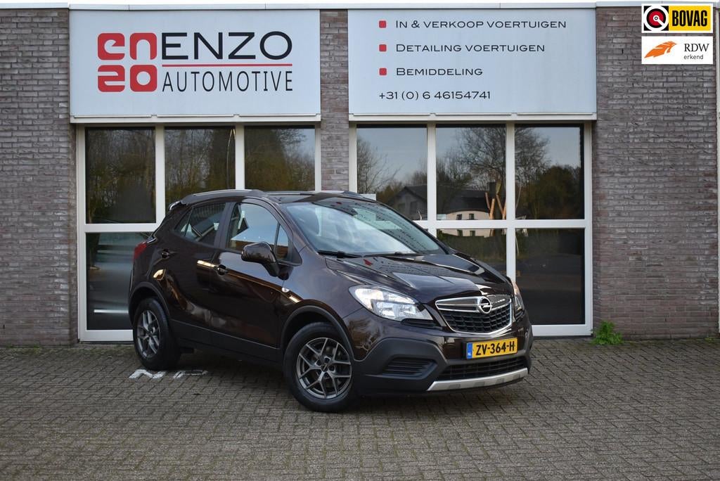 Opel Mokka 1.6 Selection Cruise Elekt. pakket Airco, Auto's, Voorwielaandrijving, Euro 5, Gebruikt, Zwart