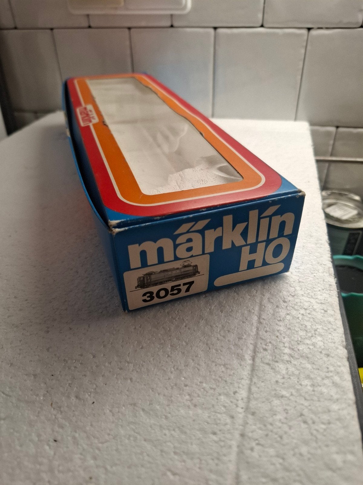 marklin 3057 lege lok doos, Wisselstroom, Locomotief, Ophalen of Verzenden, Zo goed als nieuw