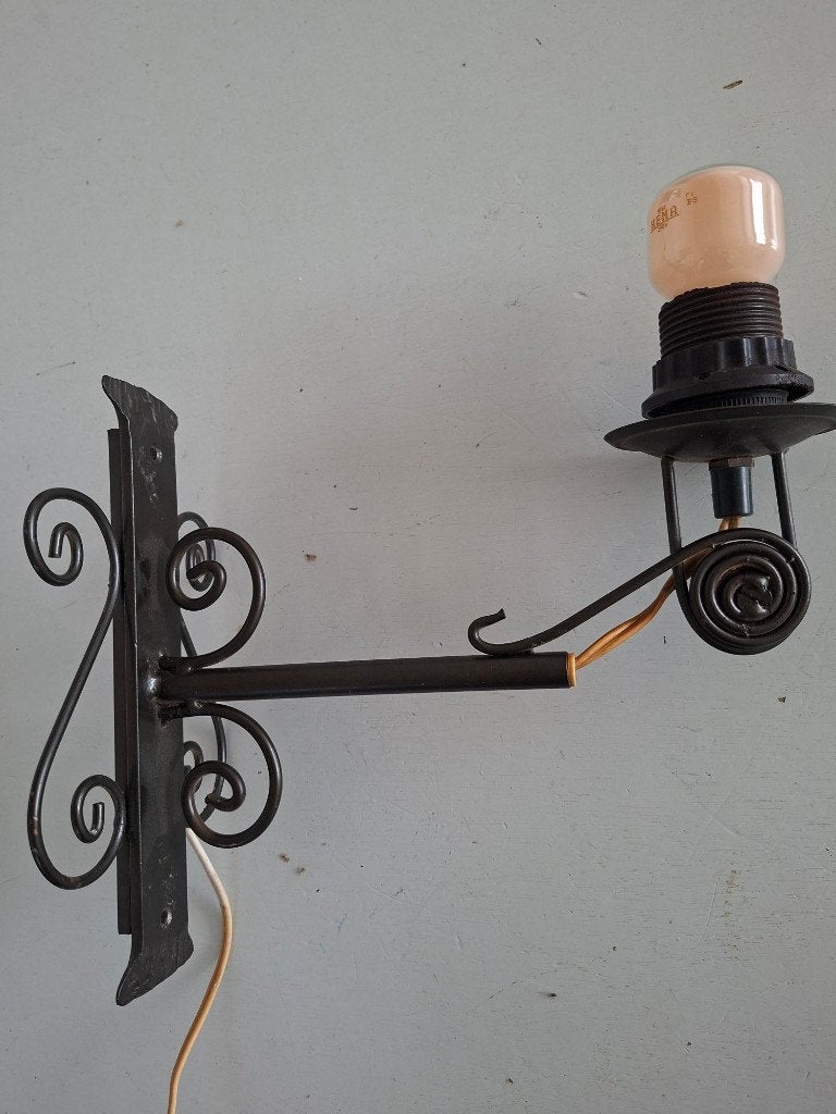 vintage wandlamp Amsterdamse School art deco jaren 30, Ophalen of Verzenden