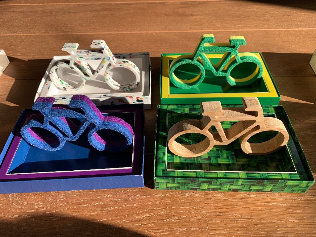 Marcel Wanders fietsjes Randstad Groep, Ophalen of Verzenden, Object, Overige materialen, Set